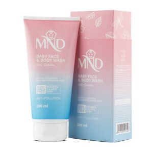ژل کرم ام ان دی صورت و بدن کودک 200 میل