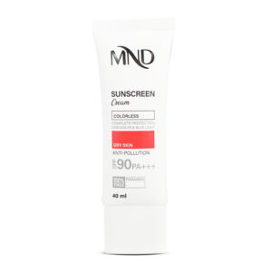کرم ضدآفتاب SPF90 پوست خشک ام ان دی بی رنگ