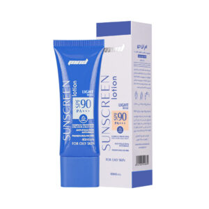 لوسیون ضدآفتاب ام ان دی با SPF 90 پوست چرب